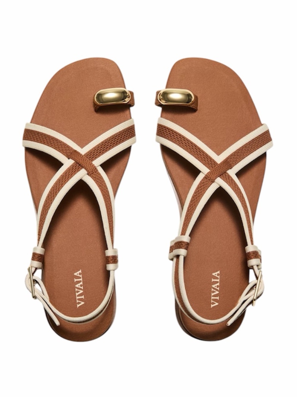 VIVAIA | Women’s Derorice Square-Toe Slingback Toe Ring Sandals Size 8 NWOB